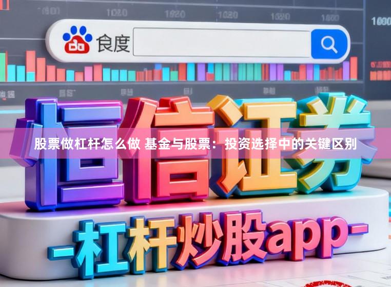 股票做杠杆怎么做 基金与股票：投资选择中的关键区别